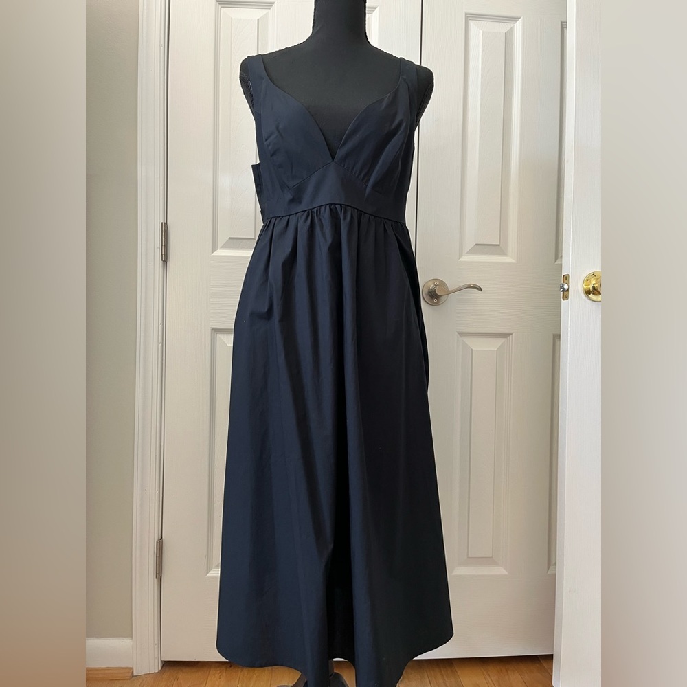 Banana Republic Sleeveless Poplin Midi Dress Size 8 NWT